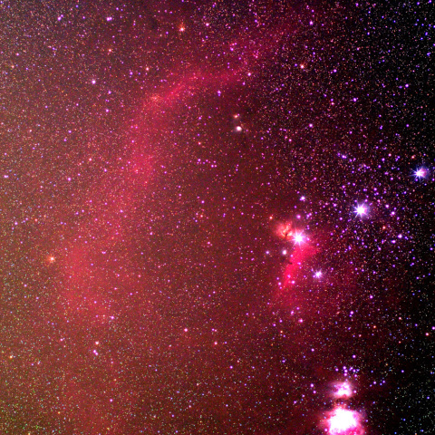 オリオン座中心部からバーナードループ