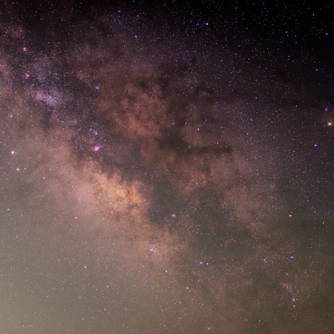 さそり座と天の川