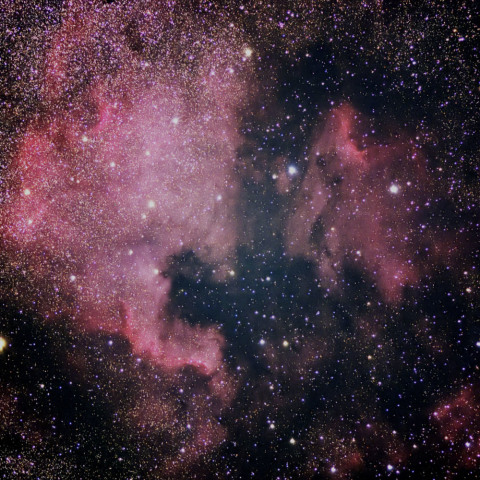 北アメリカ、ペリカン星雲