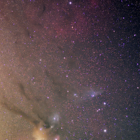 さそり座頭部からへびつかい座