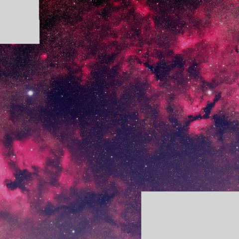 北アメリカ星雲からサドル