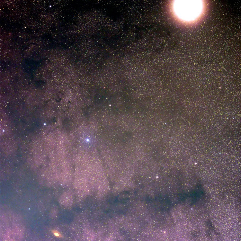 木星とへびつかい座暗黒星雲群