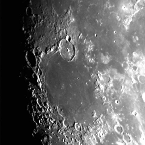 湿りの海とガッサンディ周辺