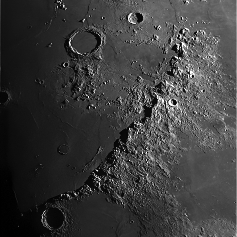 アペニン山脈周辺