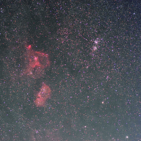 ハート、ソウル、二重星団