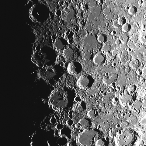 中南部クレーター列