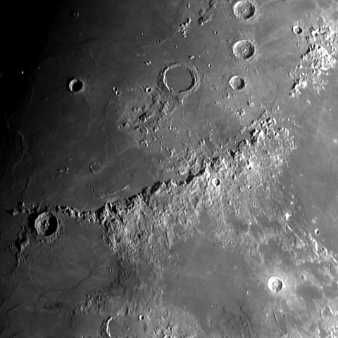 アペニン山脈付近