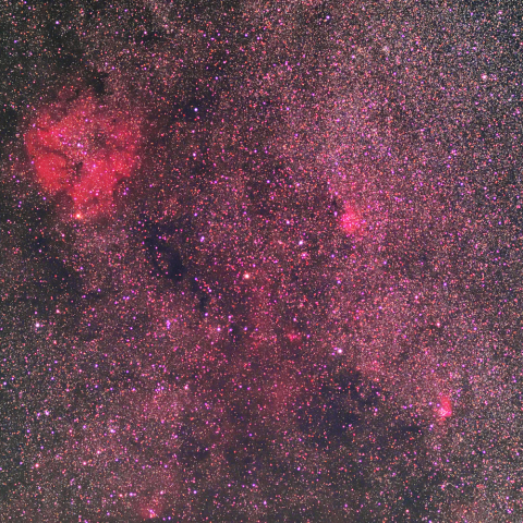 IC1396と周辺の散光星雲
