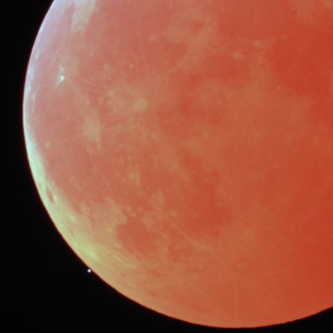 皆既月食と天王星食