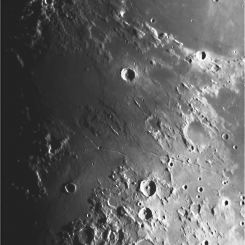 ヒギヌス谷、アリアデウス谷付近