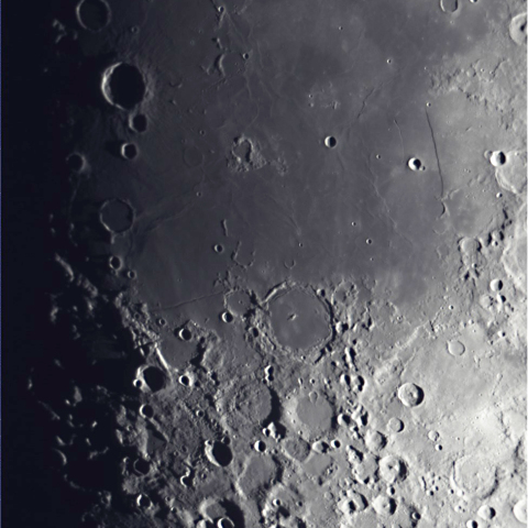 直線壁、雲の海周辺