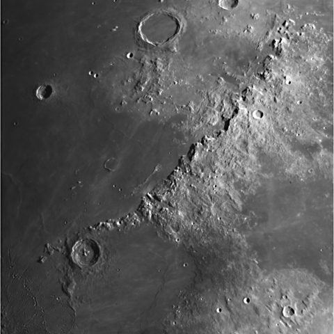 アペニン山脈付近