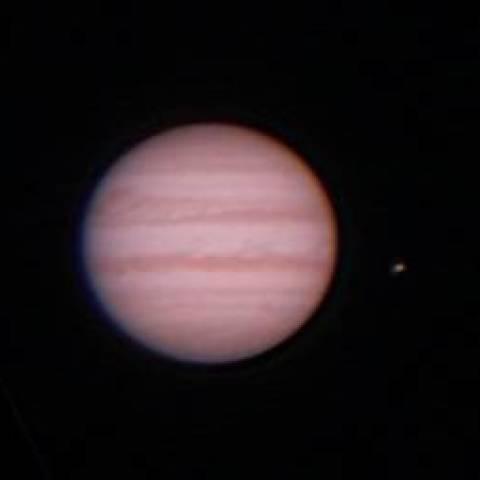 8月16日の木星とガリレオ衛星