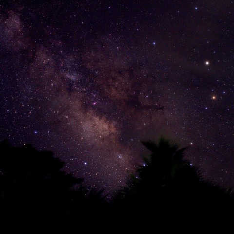 さそり座と天の川