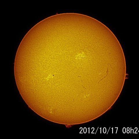 2012.10.17の太陽