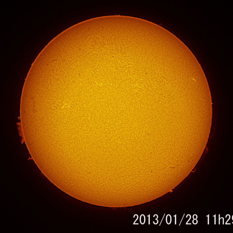 2013/01/28の太陽