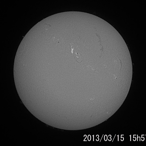 2013/03/15の太陽