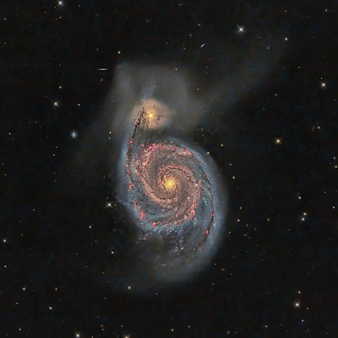 M51　子持ち銀河