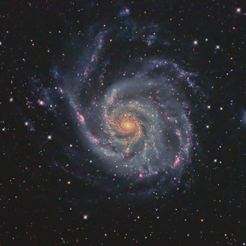 M101　回転花火銀河