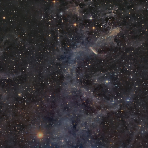 NGC7497と周辺の分子雲