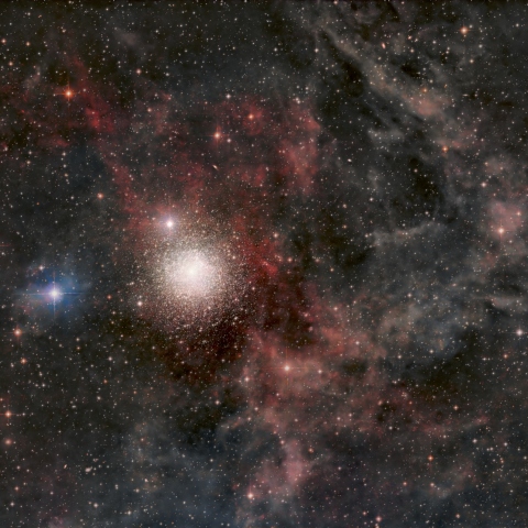 M15と周辺の分子雲