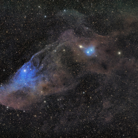 青い馬星雲