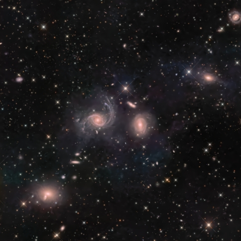 NGC969 NGC974 さんかく座の銀河