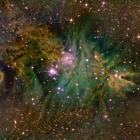 クリスマスツリー NGC2264 SAO合成
