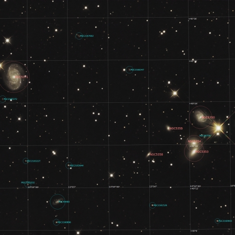 NGC5350,5353,5354,5371 アノテーション付