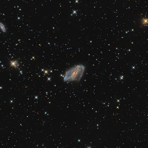 NGC2146 Dusty Hand Galaxy