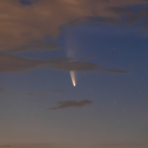 ネオワイズ彗星(千葉県九十九里浜)