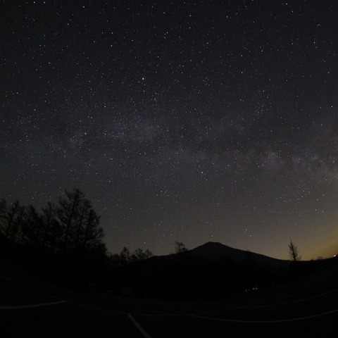 戦場ヶ原から見た天の川
