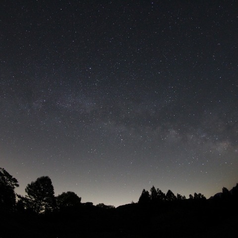 三峰から見た天の川