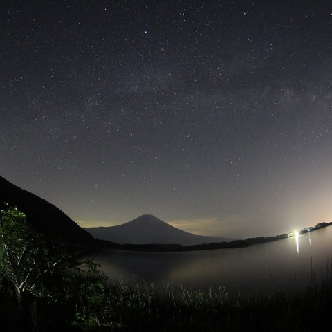 田貫湖から見た天の川