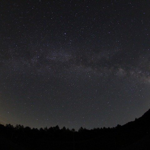 野辺山高原から見た天の川