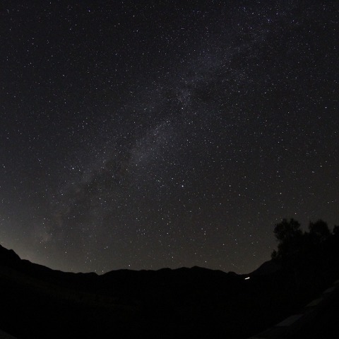 戦場ヶ原から見た秋の天の川