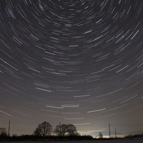 カシオペアの下方通過