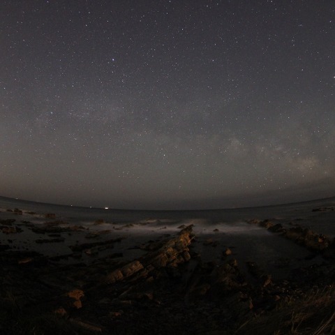 ひたちなかから見た天の川