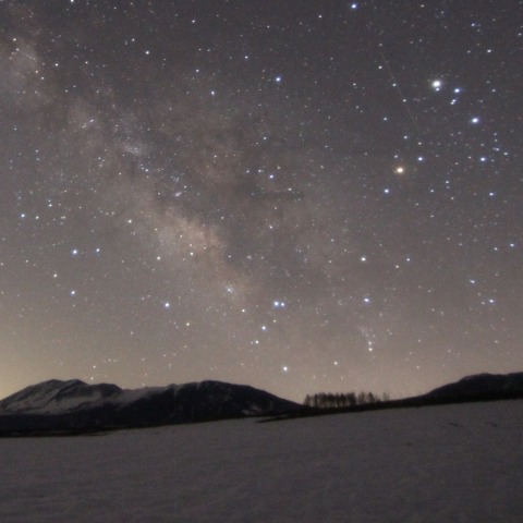 浅間山とさそり