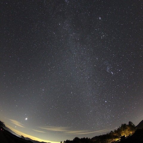 野辺山高原で見た黄道光