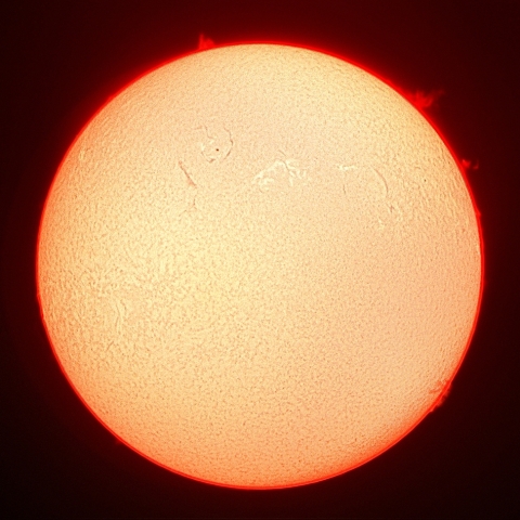 2023年1月28日の太陽面