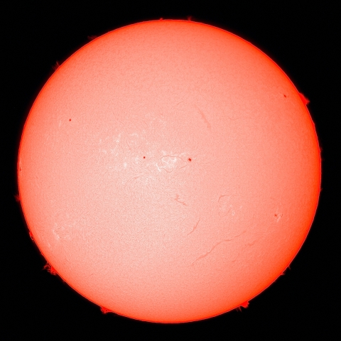 2023年8月21日の太陽