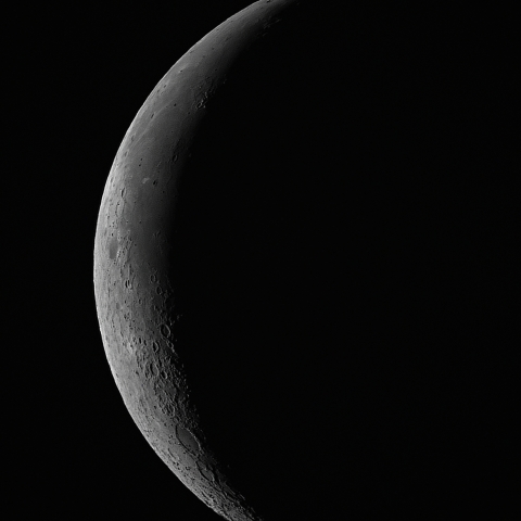 10/11日の月(月齢25.8)