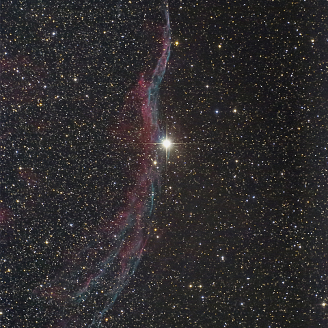 NGC6960網状星雲西側