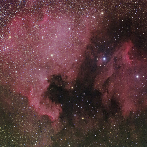 北アメリカ星雲とペリカン星雲