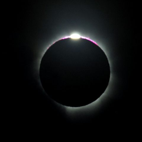 ダイヤモンドリング(第三接触時) at Mount Carbine