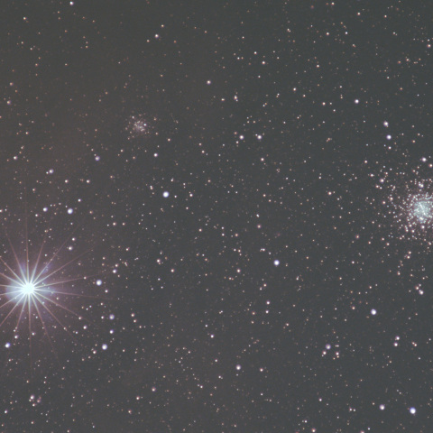 冬のアンタレス付近