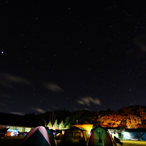 石川町スターライトフェスティバル「木星と沈むはくちょう座」