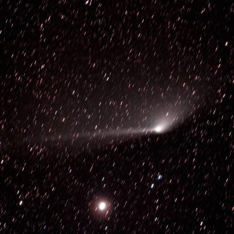 去り行くパンスターズ彗星