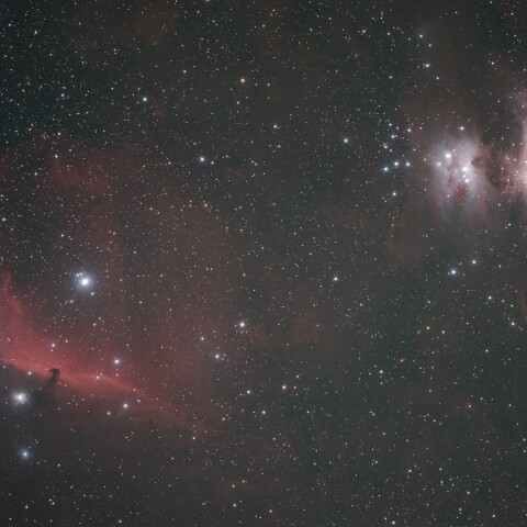 オリオン座の星雲